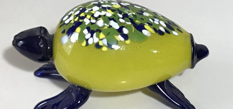 Decorativa en post técnica de la tortuga